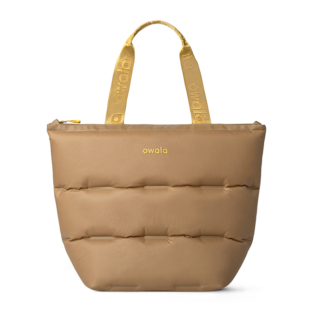 The Puffer Insulated Tote - Polyester / Fern Fresh