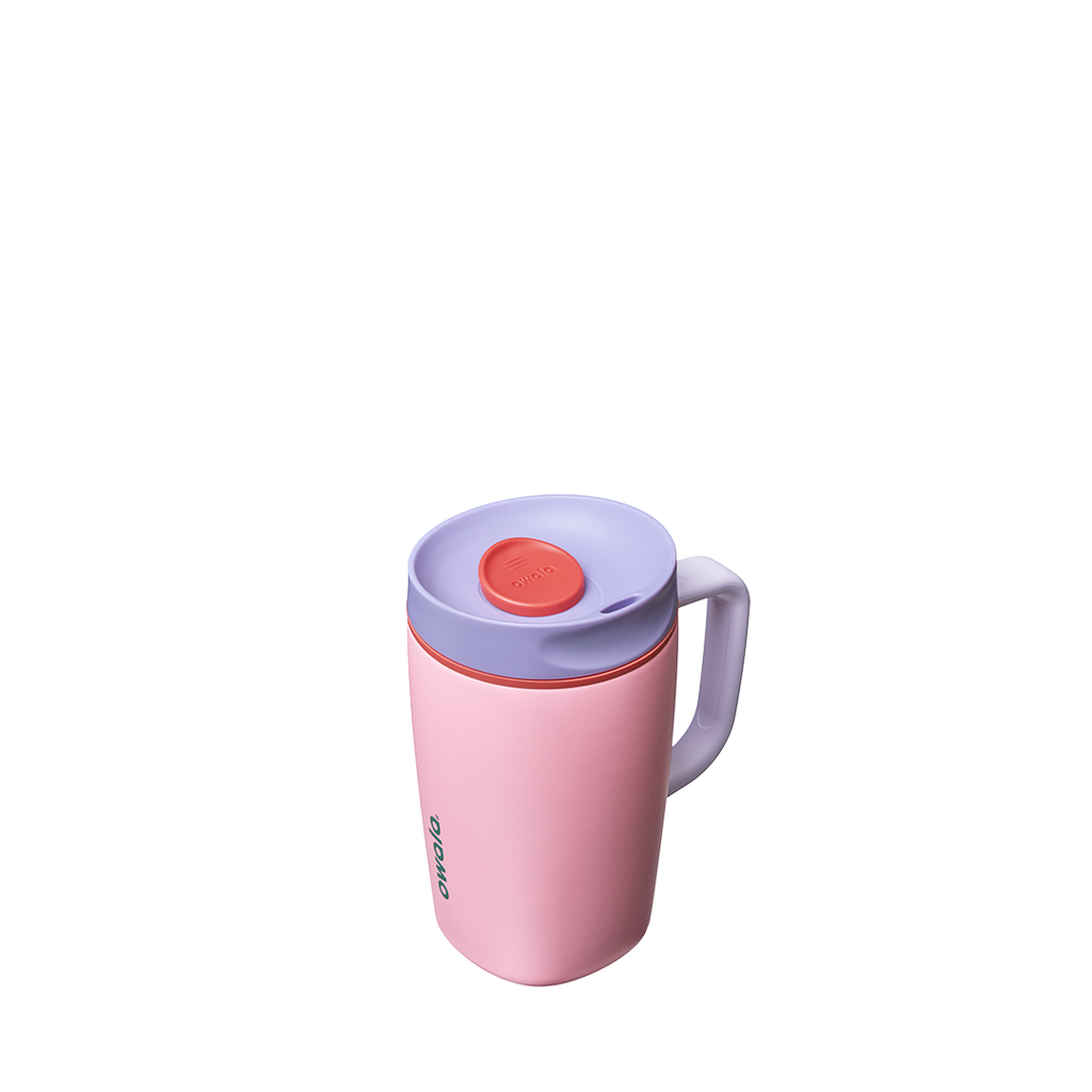 SmoothSip® Slider with Handle - Peach of Mind / 24oz / Stainless Steel